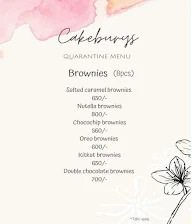 Cakeburys menu 1