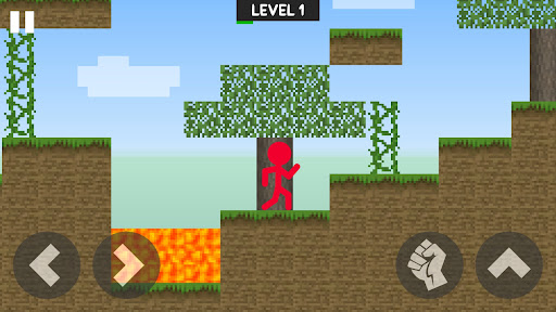 Screenshot Stickman Vs Zombie Block Craft