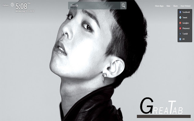 G-Dragon Wallpapers Theme |GreaTab