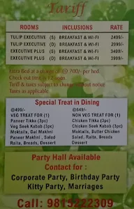 Tulip menu 2