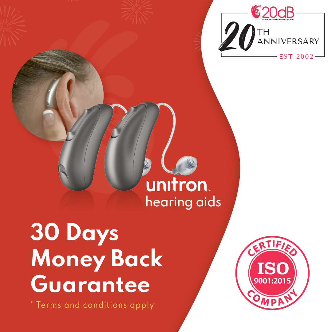 You care for your wellbeing but is your hearing health well? Find it out with 20db hearing! | weirdkaya