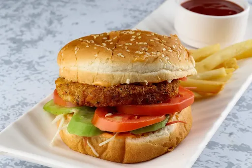 Cheesy Chicken Burger