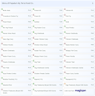 Papadum By Terra Food Co. menu 1