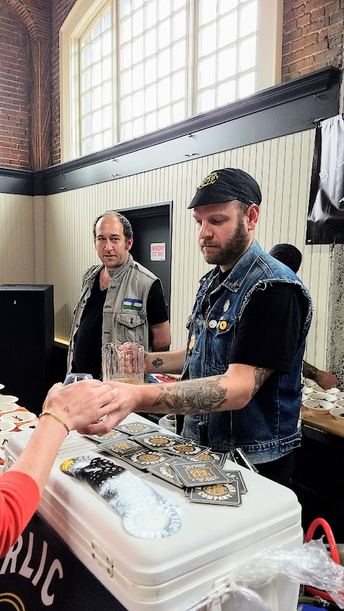 Snackdown 2017 for PDX Beer Week, Biwa/Baerlic probably had one of the hardest entries of the night for the crowd with their Dried Beef with rayu and pickled daikon and Eastside Pilsner