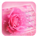 Pink Rose Drops keyboard Theme 10001002 APK Télécharger