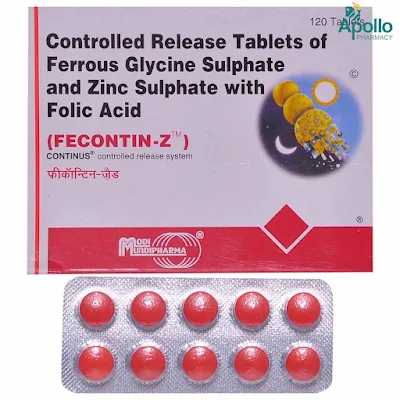 FECONTIN Z 100MG TAB 10'S