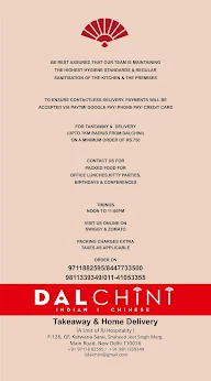 Dalchini menu 4