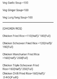 Kutira Chinese Corner menu 2