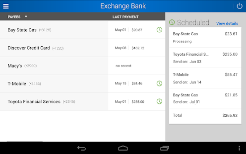 Exchange Bank Mobile Screenshots 3