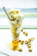 An ice cream sundae starring caramelised popcorn, marshmallows and hot salted caramel sauce.