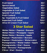 Fruit Salad And Beverage Zone menu 1