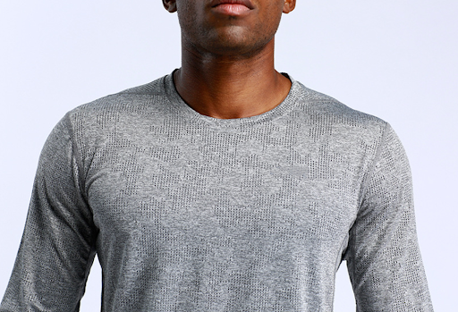 Title 7, Mens quick-drying sports shirt long sleeve bre...