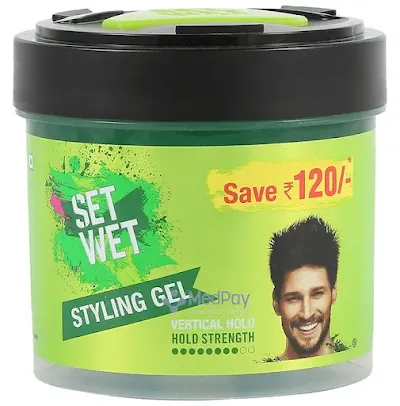 Set Wet Hair Gel For Men Vertical Hold - 1