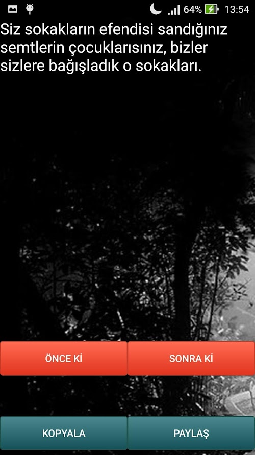 Android application Delikanlı Laflar screenshort