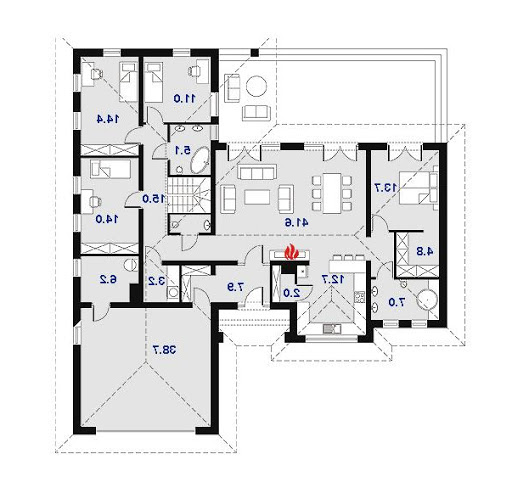 Madera 2 - Rzut parteru