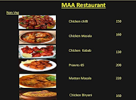 MAA Products Restaurant menu 1