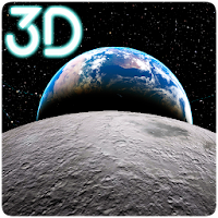 Earth  Moon  Parallax 3D Live Live Wallpaper