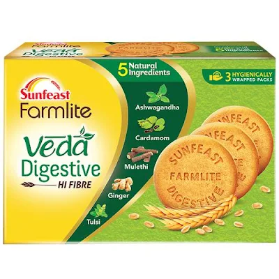 Sunfeast Farmlite Veda Digestive Biscuit 250 Gm