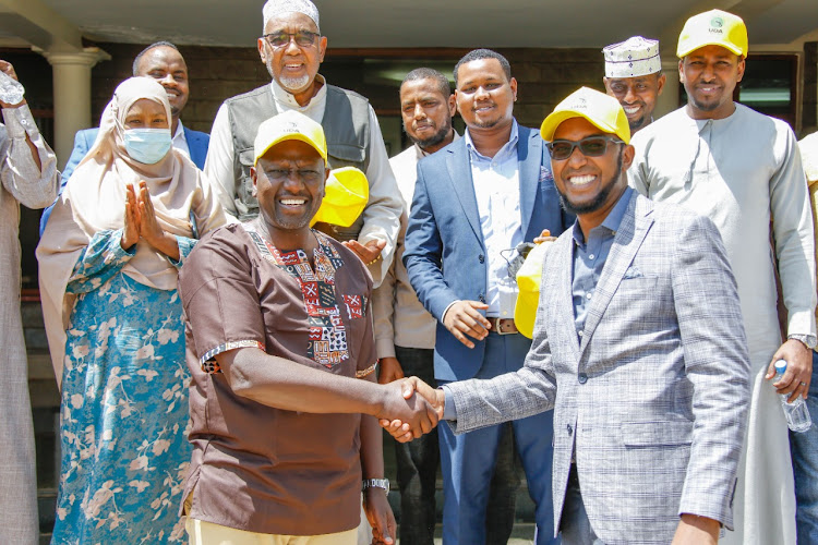 Hosted delegation of grassroots leaders from Isiolo and Wajir County's at Ruto's Karen residence, Nairobi county on Friday 11, March 2022.