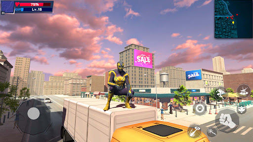 Screenshot Super City Hero：Spider Game