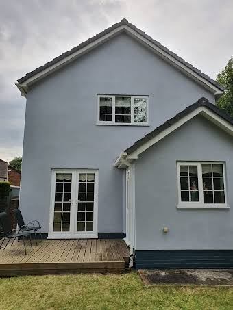 Exterior painting of a property in ammanford album cover