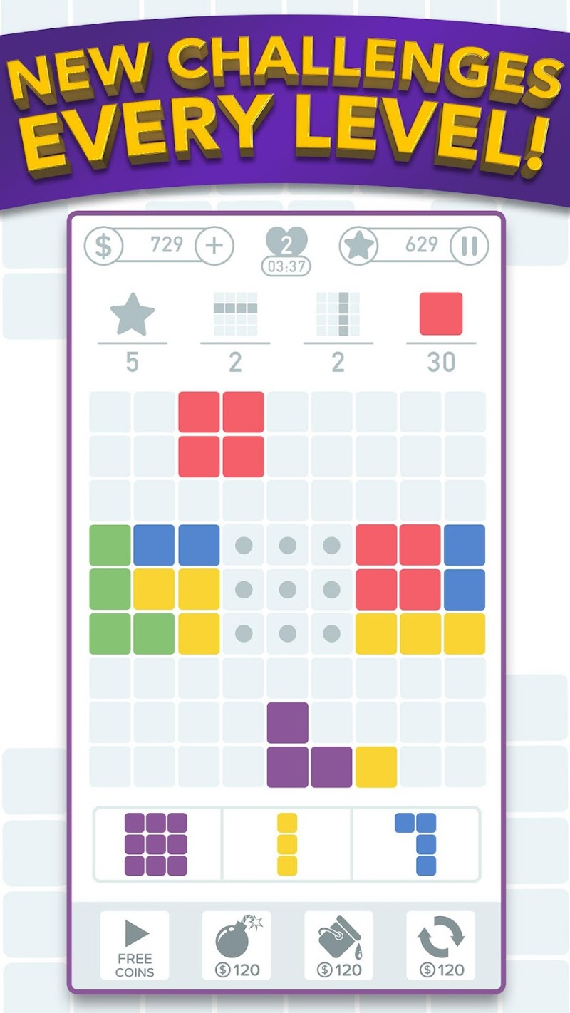 Скриншот Best Blocks - Free Block Puzzle Games