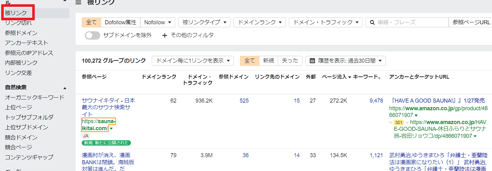 どのページが、どこから被リンクを集めているか調べる方法