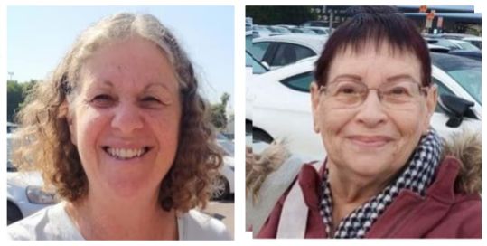 Aviva Siegel and Channa Peri were released from Gaza last week.