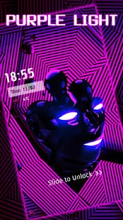 Romantic Light Locker Theme - náhled