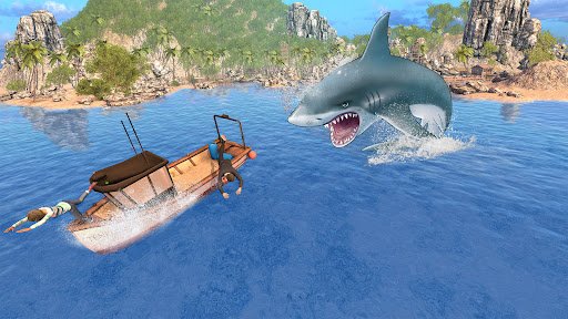 Screenshot Angry Shark Games: Game 2024