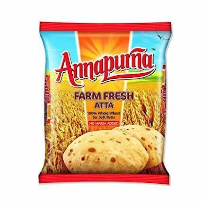 Annapurna Atta Farm Fresh Whole Wheat - 1 kg