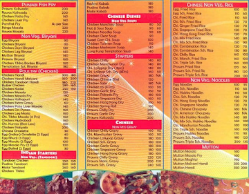 Temptation Kamothe menu 