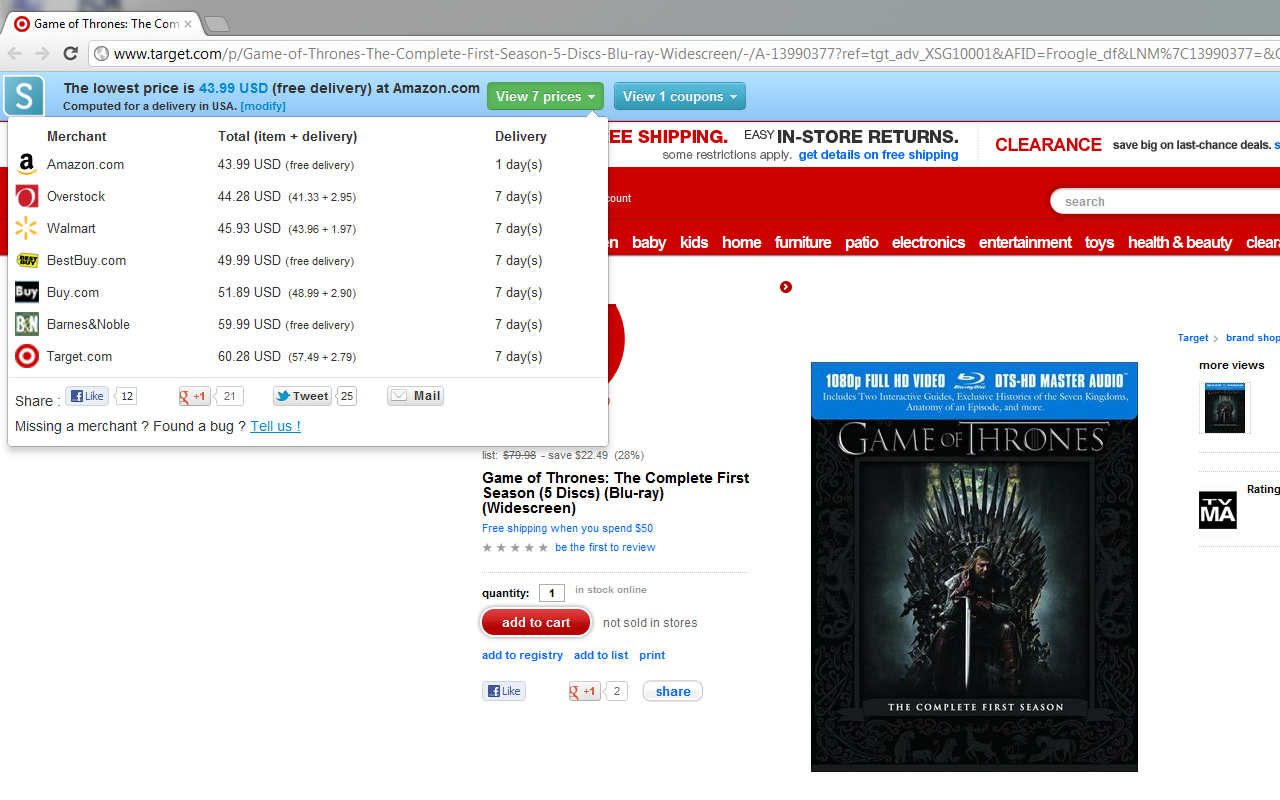 Shoptimate : automatic price comparison Preview image 5