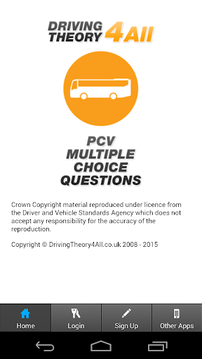 DT4A PCV Theory Test