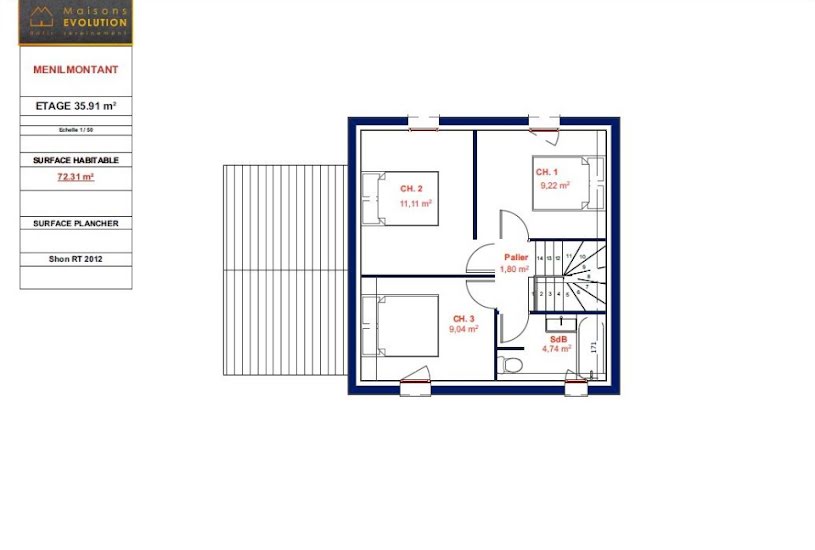  Vente Terrain + Maison - Terrain : 377m² - Maison : 70m² à Ris-Orangis (91000) 