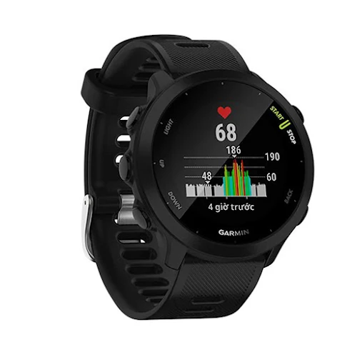 Đồng hồ thông minh Garmin Forerunner 55, GPS, KOR/SEA, Đen (010-02562-50)