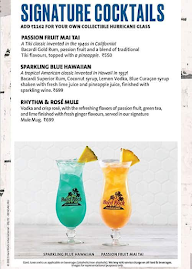 Hard Rock Cafe menu 1