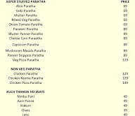 Paratha King menu 1