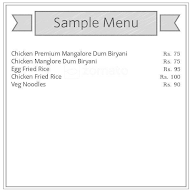 Biryani Town menu 1