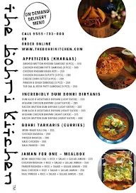 The Bohri Kitchen menu 3