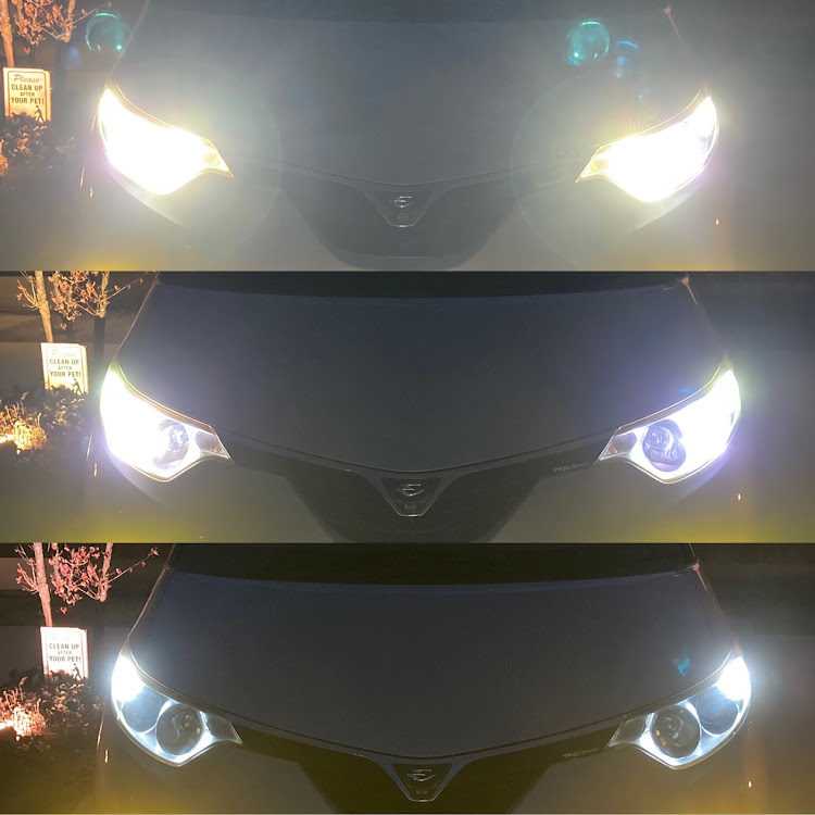 エスティマの愛車の半顔が見たい・LED・エスティマハイブリッドに関するカスタム事例の投稿画像2枚目