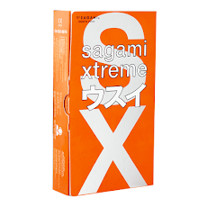 Bao cao su Sagami Xtreme Love Orange - Kiểu truyền thống (hộp 10 chiếc)