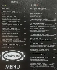 Sizzling Joe menu 2