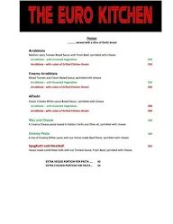 The Euro Kitchen menu 8