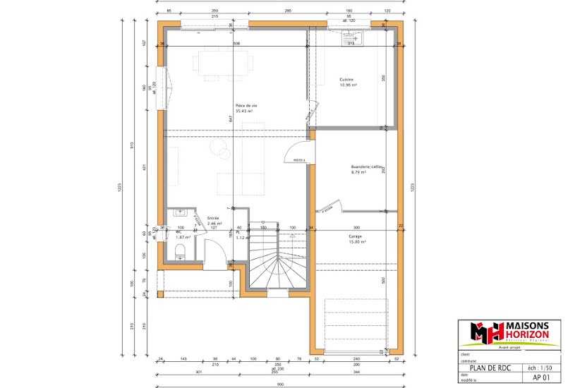  Vente Terrain + Maison - Terrain : 572m² - Maison : 116m² à Metzeresche (57920) 