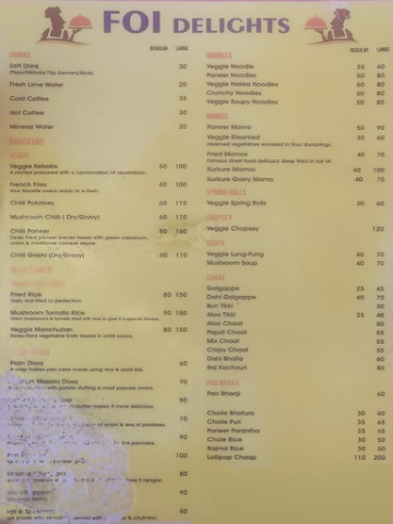 Flavors Of India menu 