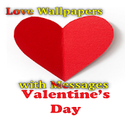 Love Wallpapers with Messages, Valentine's Day SMS 1.0 Icon