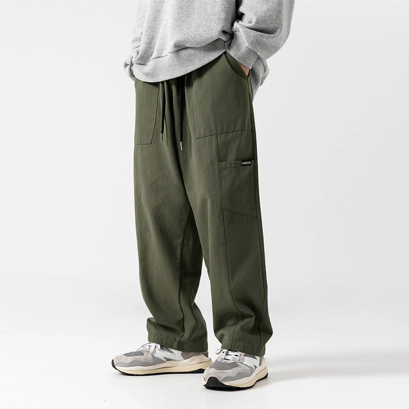 Men's Fashion Casual Loose Straight Panel Pants
