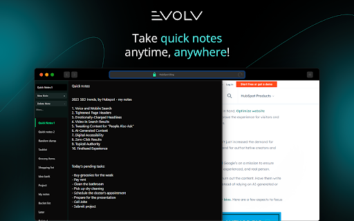 EVOLV | New Tab for Marketers