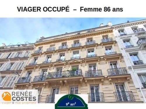 Vente viager 3 pièces 67 m² à Paris 9ème (75009), 299 596 €